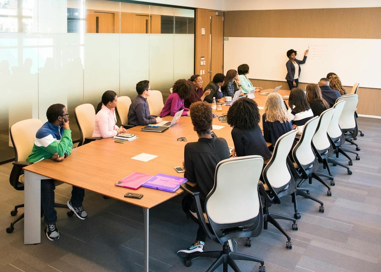 TrainoCorp team delivering training